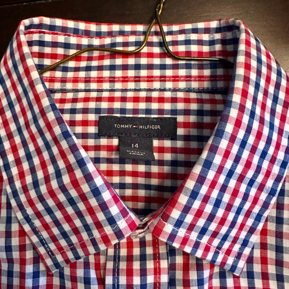 Boys Tommy Hilfiger button down shirt